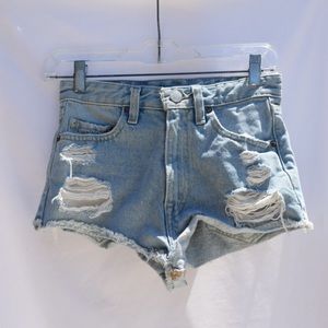 BDG high rise denim short